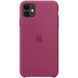 Чехол silicone case for iPhone 11 Pomegranate / бардовый