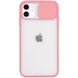 Чохол Camshield mate TPU зі шторкою для камери для Apple iPhone 12 mini (5.4") (Рожевий)