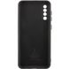 Чехол для Samsung Galaxy A50 (A505F) / A50s / A30s Silicone Full camera закрытый низ + защита камеры Черный / Black