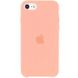 Чохол Silicone Case (AA) Для Apple iPhone SE (2020) (Рожевий / Light Flamingo)