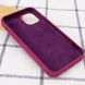 Чохол Silicone Case Full Protective (AA) для Apple iPhone 12 mini (5.4") (Бордовий / Maroon)
