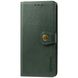 Кожаный чехол книжка GETMAN Gallant (PU) для Samsung Galaxy M51 (Зеленый)
