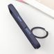 TPU+PC чохол Metal Buttons with MagSafe Colorful HQ Ring для Apple iPhone 16 (6.1") (Dark Blue)