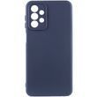 Чехол для Samsung Galaxy A23 4G Silicone Full camera закрытый низ + защита камеры Синий / Midnight blue