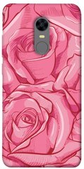 Чехол для Xiaomi Redmi 5 Plus PandaPrint Розы карандашом цветы