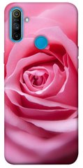 Чехол для Realme C3 PandaPrint Розовый бутон цветы