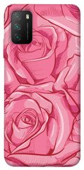 Чохол для Xiaomi Poco M3 PandaPrint Троянди олівцем квіти