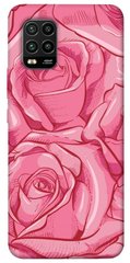 Чехол для Xiaomi Mi 10 Lite PandaPrint Розы карандашом цветы
