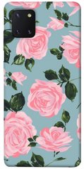 Чехол для Samsung Galaxy Note 10 Lite (A81) PandaPrint Розовый принт цветы