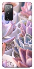 Чехол для Samsung Galaxy S20 FE PandaPrint Эхеверия 2 цветы