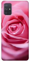 Чехол для Samsung Galaxy A71 PandaPrint Розовый бутон цветы
