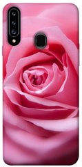 Чехол для Samsung Galaxy A20s PandaPrint Розовый бутон цветы