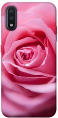 Чехол для Samsung Galaxy A01 PandaPrint Розовый бутон цветы