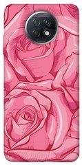 Чехол для Xiaomi Redmi Note 9 5G / Note 9T PandaPrint Розы карандашом цветы