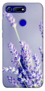 Чехол для Huawei Honor View 20 / V20 PandaPrint Лаванда цветы