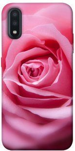 Чохол для Samsung Galaxy A01 PandaPrint Рожевий бутон квіти