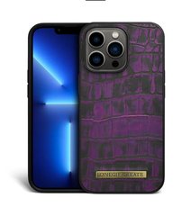 Чохол для iPhone 13 Pro OneGif Crocodile Purple