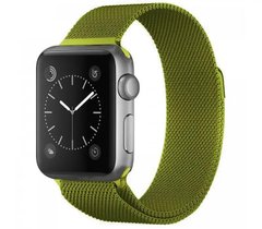 Ремешок для Apple Watch 42/44/45 mm Milanese Loop Lime