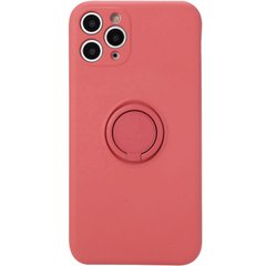 Чохол TPU Candy Ring Full Camera для Apple iPhone 12 Pro (6.1"") Червоний / Camellia