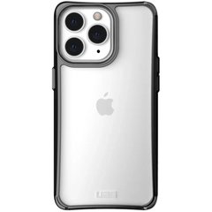 Чехол TPU UAG PLYO series для Apple iPhone 12 Pro / 12 (6.1") Прозрачный / Черный