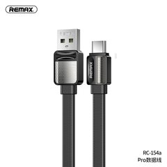 Кабель REMAX Type-C Platinum Pro Series Data Cable RC-154a |1m, 2.4A| Black, Black