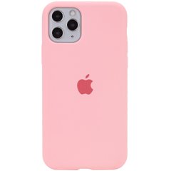 Чехол для Apple iPhone 11 Pro (5.8") Silicone Full / закрытый низ (Розовый / Pink)