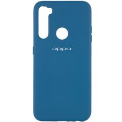 Чехол Silicone Cover Full Protective (A) для OPPO Realme C3 Синий