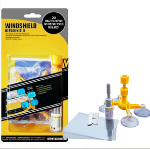 Полный набор для ремонта лобового стекла Sunroz Windshield Repair Kit