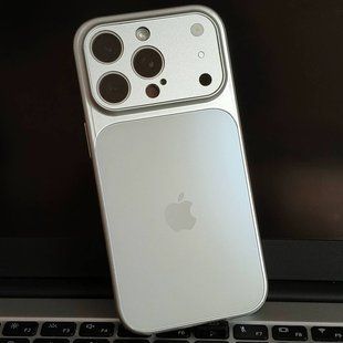 Чохол для Iphone 17 Pro Max Скляний матовий ( дизайн 17 серіі) + скло на камеру Syndee AG Glass MagSafe Case Silver