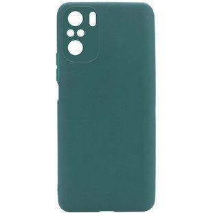 Силиконовый чехол Candy Full Camera для Xiaomi Redmi Note 10 Зеленый / Forest green