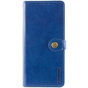 Шкіряний чохол книжка GETMAN Gallant (PU) для Samsung Galaxy S24 (Синій)