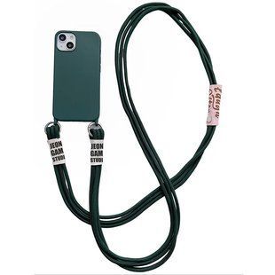 Чохол TPU two straps California для Apple iPhone 12 Pro/12 (6.1"") Зелений / Forest green