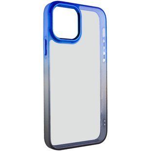 Чехол TPU+PC Fresh sip series для Apple iPhone 14 Plus (6.7") Черный / Синий