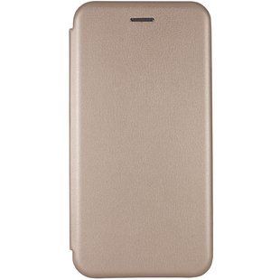 Кожаный чехол (книжка) Classy для Samsung Galaxy M51 (Золотой)