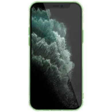 TPU чехол Nillkin Nature Series для Apple iPhone 12 Pro / 12 (6.1"") Темно-зеленый (прозрачный)