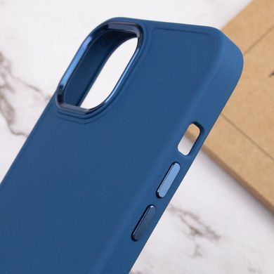 TPU чехол Bonbon Metal Style для Apple iPhone 14 Pro Max (6.7") Синий / Denim Blue