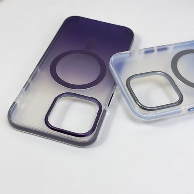 Противоударный чехол для iPhone 14 Shield Gradient with Magsafe White