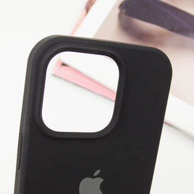 Чохол для Apple iPhone 16 Plus Silicone Case Full / закрытый низ Чорний / Black