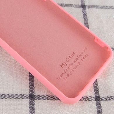 Чехол для Xiaomi Mi 10T / Mi 10T Pro Silicone Full (Розовый / Pink) с закрытым низом и микрофиброй без лого