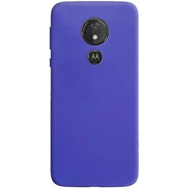Силиконовый чехол Candy для Motorola Moto G7 Play (Сиреневый)