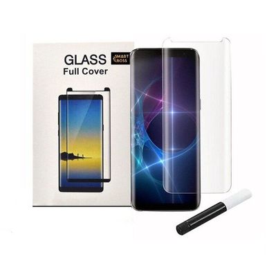5D защитное cтекло для Samsung Note 9 Liquid Full Glue Premium Smart Boss™ (без лампы, клей+стекло)