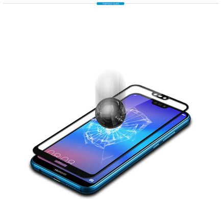 3D стекло для Huawei P Smart Plus / Nova 3i Черное - Full Cover