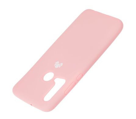 Чехол для Huawei Nova 5i Silicone Full бледно-розовый