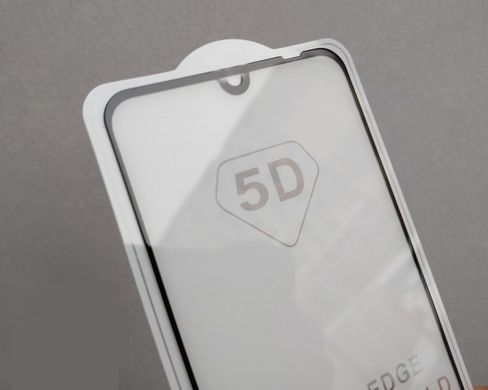 5D стекло для Huawei Honor 10 Lite Черное - Полный клей / Full Glue