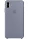 Чехол silicone case for iPhone XS Max Lavender Gray / Лавандово-серый