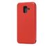 Чехол книжка Premium для Samsung Galaxy A6 2018 (A600) красный