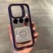 Чехол с подставкой для iPhone 13 Pro Lens Shield + стекла на камеру Purple
