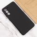 Чохол для Samsung Galaxy S22+ Silicone Full camera закритий низ + захист камери Чорний / Black