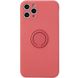 Чехол TPU Candy Ring Full Camera для Apple iPhone 12 Pro (6.1"") Красный / Camellia