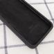 Чохол для iPhone 6 / 6s Silicone Full camera закритий низ + захист камери Чорний / Black квадратні борти